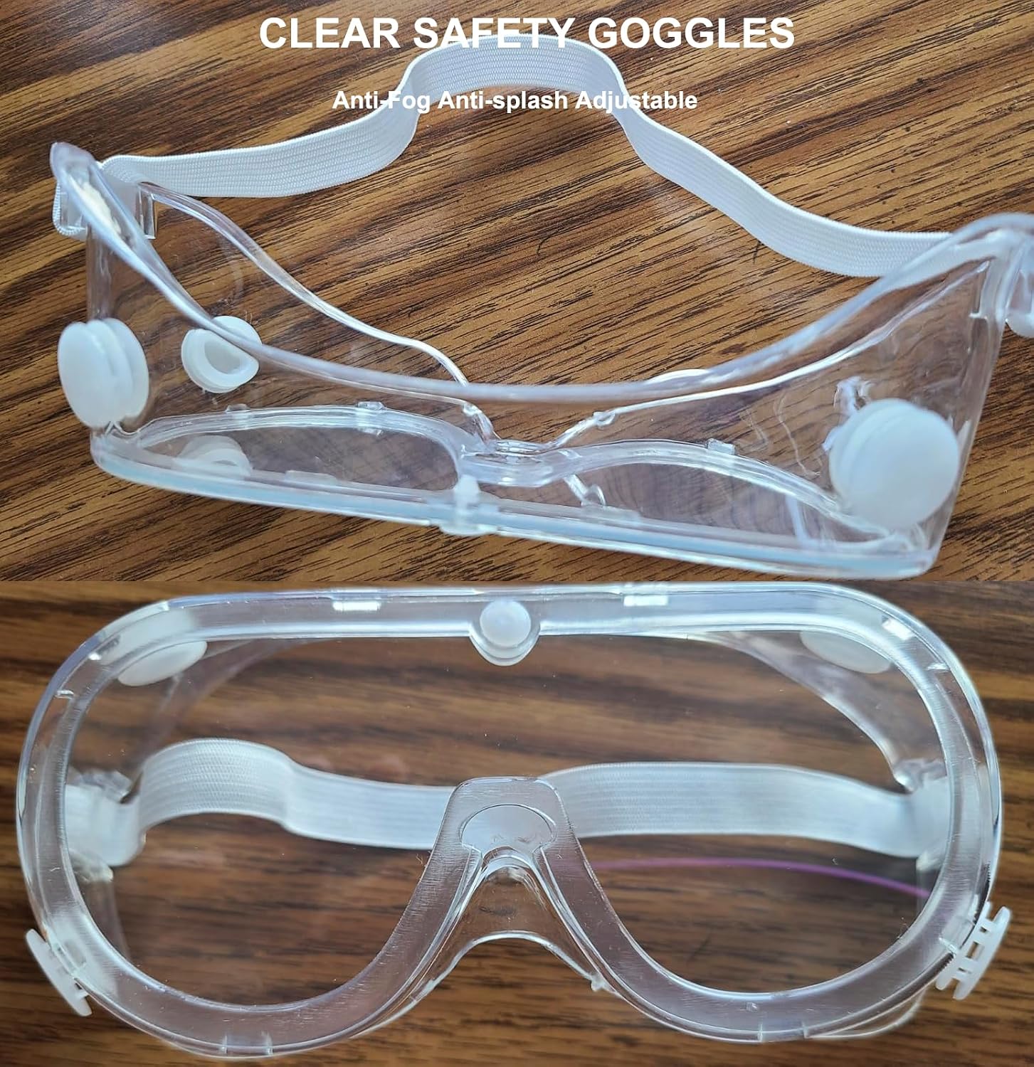 10 Pack Protective Safety Goggle for lab chemistry soft lightweight goggles over prescription glasses Anti-Splash worker construction Eye protection Science Onion Cutting and More White - Image 8