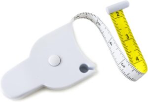 Perfect Measuring Tape - The Original Body Tape Measure, White, 80 Inch | Automatic Telescopic Tape Measure, Retractable Measuring Tape for Body, Waist, Hip, Bust, Arms and More