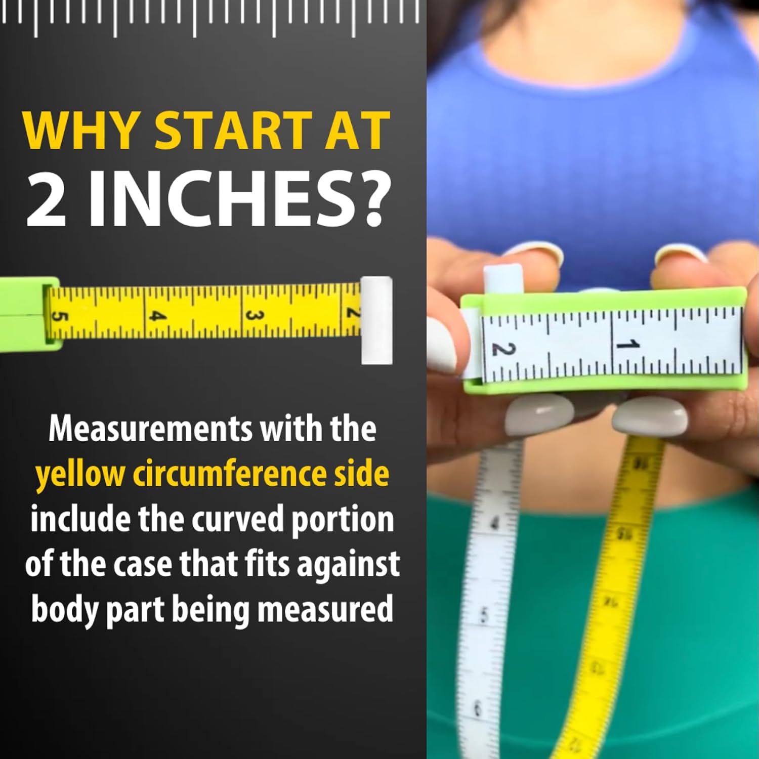 Perfect Measuring Tape - The Original Body Tape Measure, White, 80 Inch | Automatic Telescopic Tape Measure, Retractable Measuring Tape for Body, Waist, Hip, Bust, Arms and More - Image 4